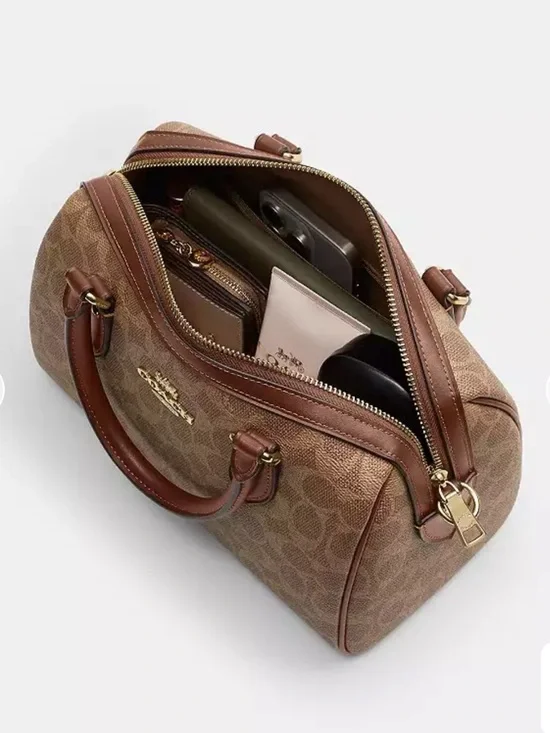 COACH Rowan Satchel Bag - Picture 9 of 10